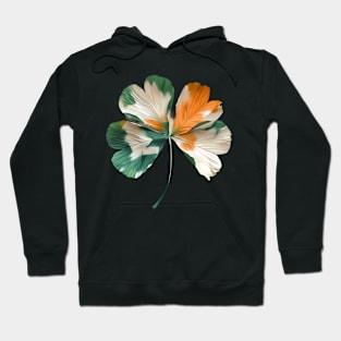 Irish four leaf shamrock Hoodie